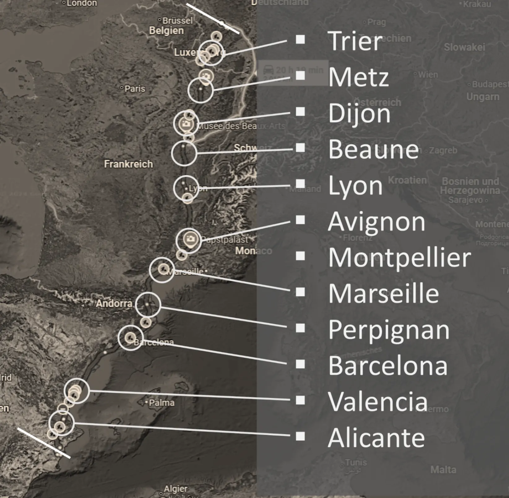 Roadtrip Map